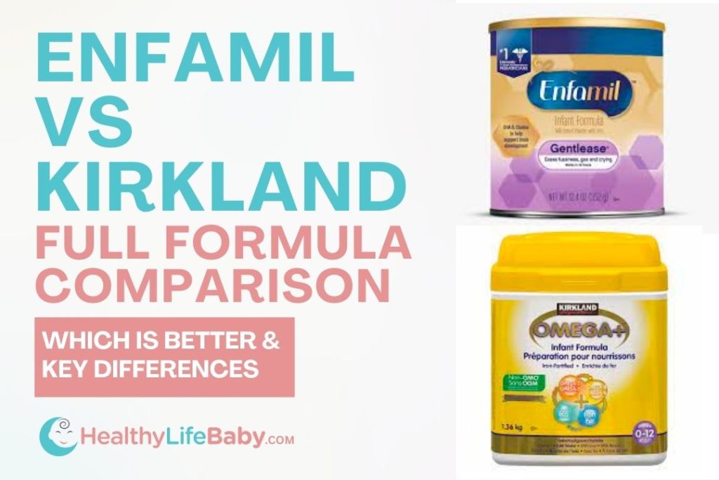 Enfamil Vs Kirkland Formula Comparison What's The Difference